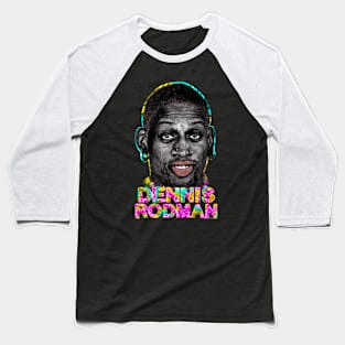 Dennis Rodman Bulls Baseball T-Shirt